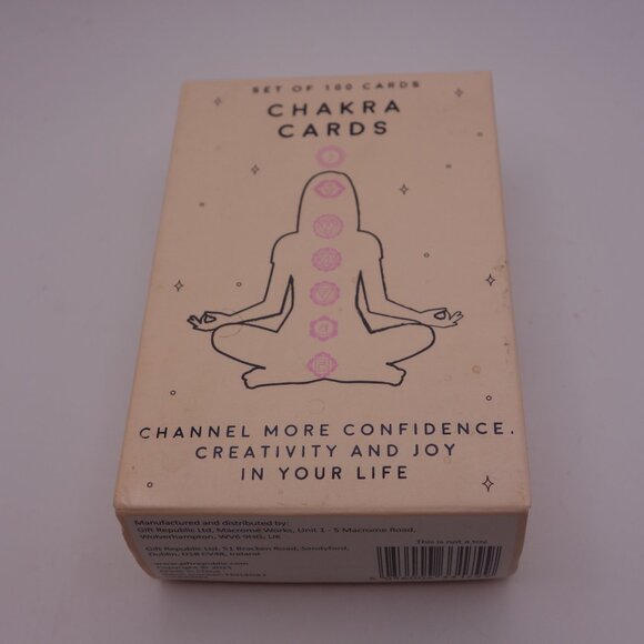 Set of 100 Chakra Cards-Channel More Confidence Creativity and Joy In Your Life - Picture 1 of 13